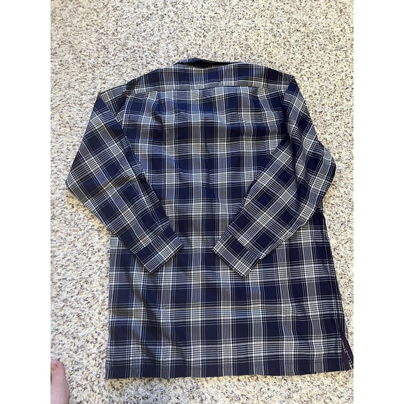 Ralph Lauren Men's Purple Button Up Shirt Cotton Sz S Blue Plaid Italy - Picture 6 of 10